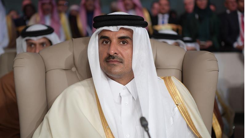 Qatari Emir concludes Gaza visit, calls for Palestinian unity